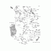 Схема вузла: Water pipe(1/2) для Kawasaki VN2000 Vulcan 2000 Limited