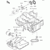 Схема вузла: Масляний насос для Kawasaki ZX1400 ZZR1400 ABS