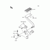 Схема вузла: Лапка гальма для Kawasaki VN400 Vulcan Drifter