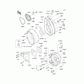 Схема вузла: Engine cover(s) для Kawasaki ZX900 Ninja ZX-9R