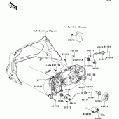 Схема узла: Headlight(s) для Kawasaki ZG1400 1400GTR ABS