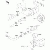 Схема вузла: Fuel pump для Kawasaki ZX1100 ZZ-R1100