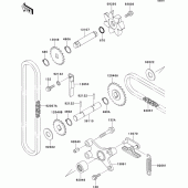 Схема узла: Водяной насос для Kawasaki VN1500 VN1500 Drifter