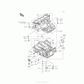 Схема узла: Картер двигателя для Kawasaki ZX1400 Ninja ZX-14R