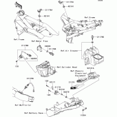 Схема узла: Fuel injection для Kawasaki ZR750 Z750R ABS