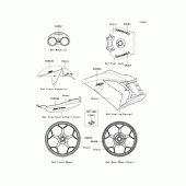 Схема вузла: Decals(ebony)(fefa) для Kawasaki ZX1400 Ninja ZX-14R ABS
