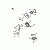 Схема вузла: Генератор для Kawasaki EX650 ER-6F ABS