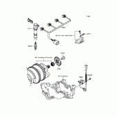 Схема вузла: Ignition System для Kawasaki ZX1400 ZZR1400 ABS