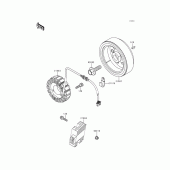 Схема вузла: Генератори для Kawasaki KL650 KLR650