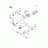 Схема вузла: Перемикач передач для Kawasaki ZX400 ZZR400