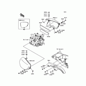 Схема вузла: Side Covers/Chain Cover для Kawasaki EJ800 W800