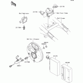 Схема вузла: Fuel injection для Kawasaki VN1500 VN1500 Drifter