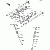 Схема вузла: Клапан(и) для Kawasaki ZG1000 1000GTR
