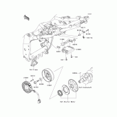 Схема узла: Генератор для Kawasaki ZR750 Z750 ABS