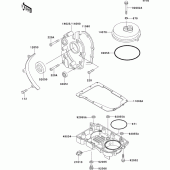 Схема вузла: Масляний піддон для Kawasaki ZR550 Zephyr