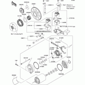 Схема вузла: Starter motor для Kawasaki VN900 VN900 Classic