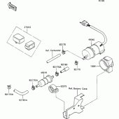 Схема вузла: Fuel pump для Kawasaki ZX1100 ZZ-R1100