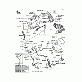 Схема узла: Cowling(Center) для Kawasaki ZG1400 1400GTR ABS