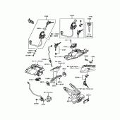 Схема вузла: Замок запалювання для Kawasaki ZX1000 Ninja ZX-10RR