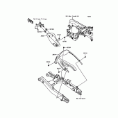 Схема вузла: Side Covers/Chain Cover для Kawasaki EN650 Vulcan S