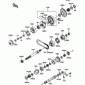 Схема узла: Balancer для Kawasaki ZX900 GPZ900R