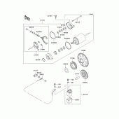 Схема вузла: Starter motor для Kawasaki EJ650 W650