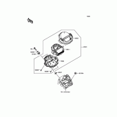 Схема узла: Meter(s) для Kawasaki ER650 ER-6N
