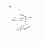 Схема узла: Side covers для Kawasaki ZX1000 Z1000SX