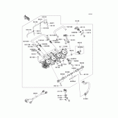 Схема узла: Throttle для Kawasaki ZX1000 Ninja ZX-10R ABS