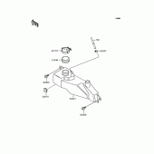 Схема вузла: Oil tank для Kawasaki KMX80 KSR-II