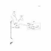 Схема вузла: Кермо & Пульт управління рульовим для Kawasaki KLV1000