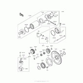 Схема вузла: Starter Motor для Kawasaki KL650 KLR650