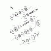 Схема вузла: Трансмісія для Kawasaki VN1700 Vulcan 1700 Classic