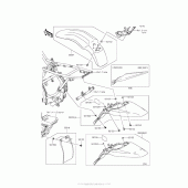 Схема вузла: Крило для Kawasaki KLX140 KLX140L