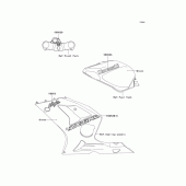 Схема узла: Наклейки для Kawasaki ZX600 Ninja ZX-6RR