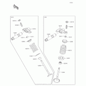 Схема вузла: Клапан для Kawasaki KLX140 KLX140