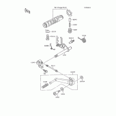 Схема вузла: Перемикач передач для Kawasaki ZX600 GPX600R