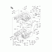 Схема узла: Картер двигателя для Kawasaki ZG1000 1000GTR
