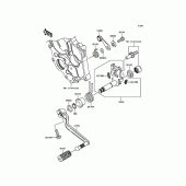Схема вузла: Перемикач передач для Kawasaki ER650 ER-6N