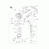 Схема узла: Карбюратор для Kawasaki KLX110 KLX110