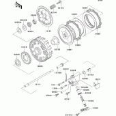 Схема вузла: Зчеплення для Kawasaki EJ800 W800