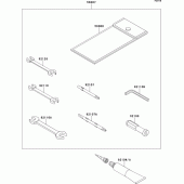 Схема вузла: Owner`s tools для Kawasaki VN1700 VN1700 Classic Tourer ABS