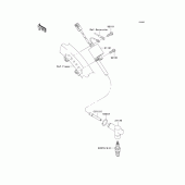Схема вузла: Ignition system для Kawasaki KX125