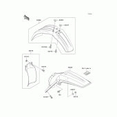 Схема узла: Крыло для Kawasaki KX125