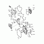 Схема узла: Engine Cover(s) для Kawasaki ZX1000 Z1000SX ABS