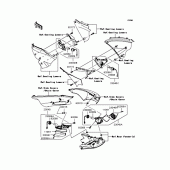 Схема вузла: Поворотники для Kawasaki ZX1400 ZZR1400
