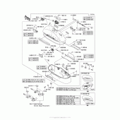 Схема вузла: Кофри (Side Bag) для Kawasaki VN1700 Vulcan 1700 Voyager