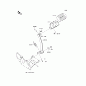 Схема вузла: Brake pedal/torque link для Kawasaki VN1700 Vulcan 1700 Voyager ABS