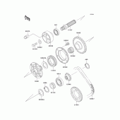 Схема вузла: Generator shaft для Kawasaki ZX900 Ninja ZX-9R