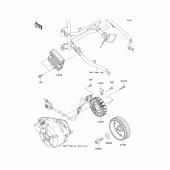 Схема вузла: Генератор для Kawasaki EX250 Ninja 250
